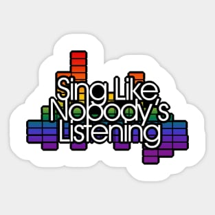 sing Sticker